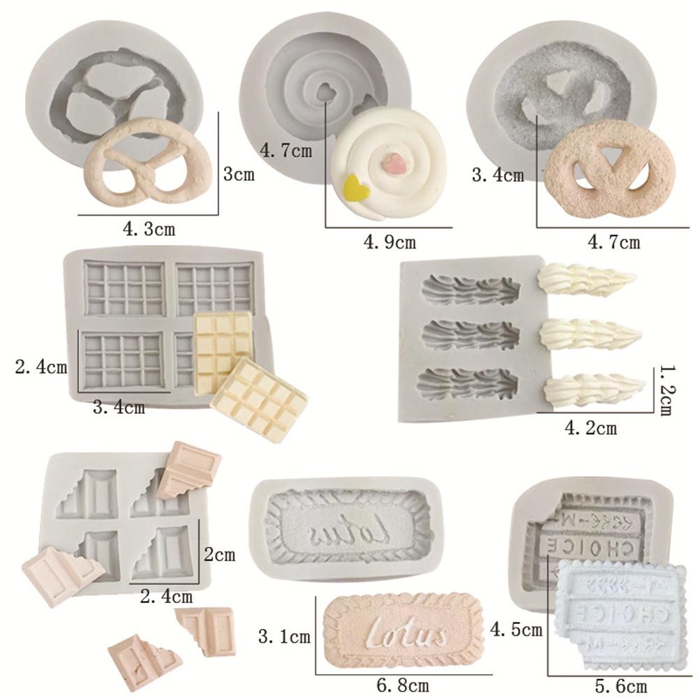 DIY Handmade Biscuit Silicone Mould Chocolate Cake Baking Mould Cartoon I Cream Candy Dessert Decor Molds Jewelry Mold Tools