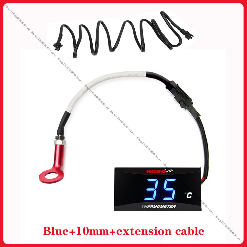 Motorcycle Temperature Measuring Instrument Koso Cylinder Head Temperature Sensor Water Temperature Gauge Oil Tempera Instrument