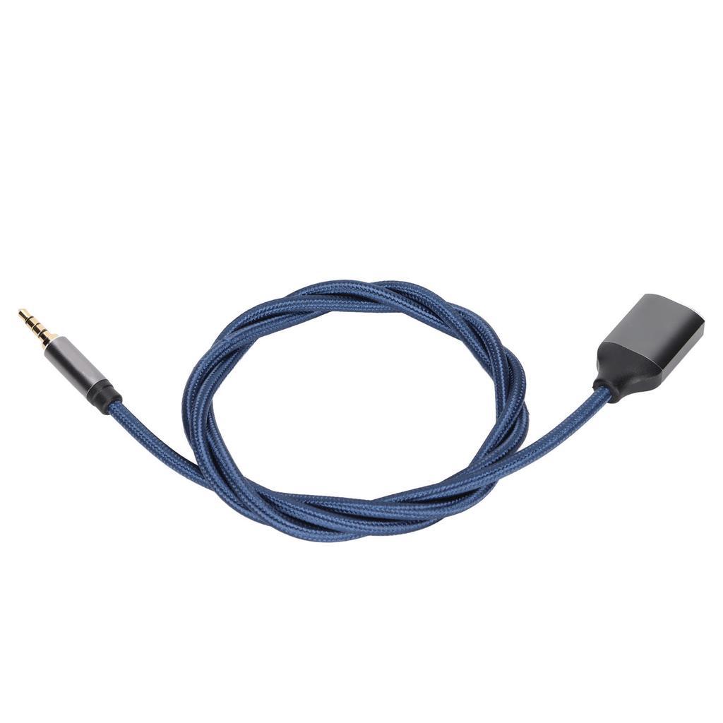 Headset Adapter 3.5mm Aux Stereo Audio 1 Male to 2 Female Audio Microphone Plugs Headset Splitter for Computer