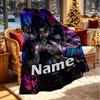 Custom Name Personalized Jinx Print Blanket, Home Decor, Bedroom, Sofa, Camping, Couch, Gifts for Birthday ChristmasEnthusiasts