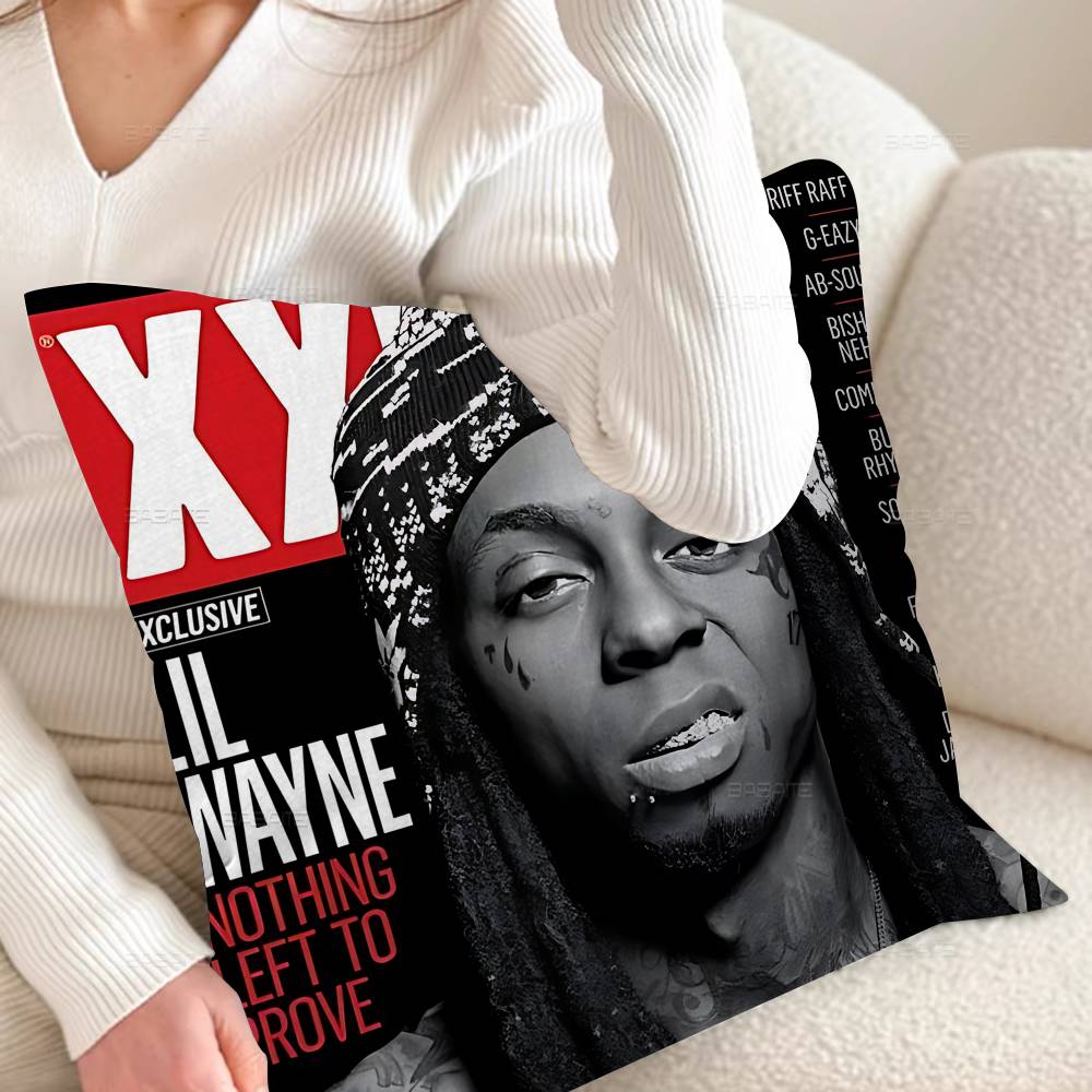 Hip Hop Rapper Lil Wayne Tha Carter Cushion Cover Decorative Pillow Sofa Home Decor Case Pillow Cases