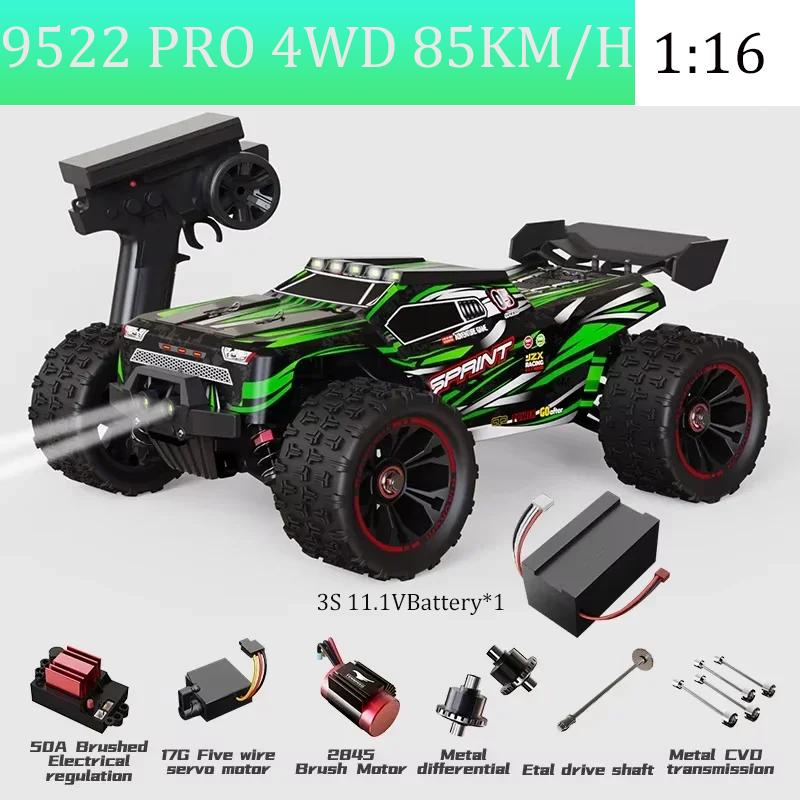 SCY9522PRO Super Brushless Motor Remote Control Car 85 km/h or 50 km/h High-Speed 4WD 1:16 Scale Model Racing Car Boy Toy Gift