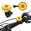Quality Ultralight Bicycle Bike Flower Decor Bell Cute Looking Clear Sound(yellow)