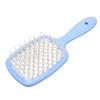 Detangler Hair Brush Quick Dry Massege Scalp Vent Hollow Out Hair Brush for Wet and Dry Hair Blue