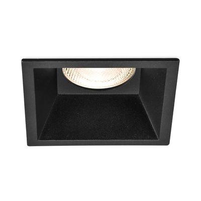 Tetra S2 Square Black Spotlight Holder MR16 GU10/GU5.3