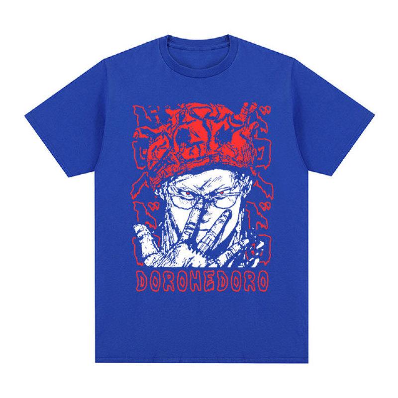 Japanese Anime Dorohedoro T-Shrit 90s Manga Shin Kaiman Print Short Sleeve T-shirts Men Women Fashion Casual Oversized T Shirts