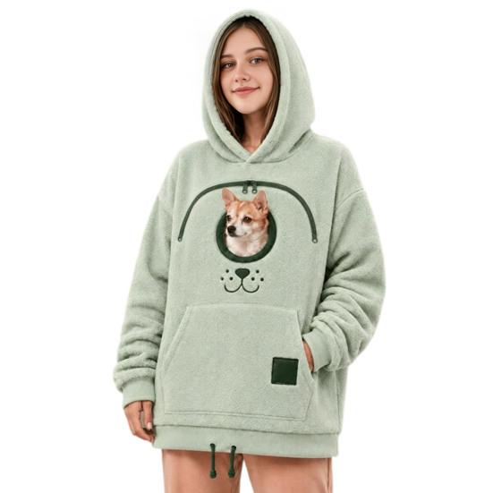 Cat Mom Dog Dad Clothing Hoodie with Pouch, Pet Carrier Sweatshirt for & Cat, Hooded Pullover, Kangaroo Pocket Pouch Pocket, Drop Shoulder Sweatshirts