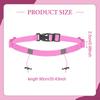 Adjustable Triathlon Number Belt with Loops, 6 Quick Release Food Ideal for Training,
