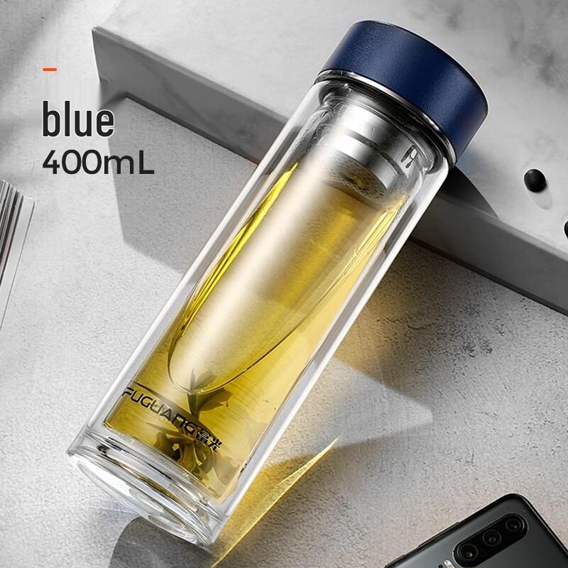 Fuguang Double-Layer Heat-Resistant Glass Cup with Sleeve