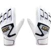 Used New ZETT Batting Gloves Impact Batting Gloves for Both Hands Silver X White (1311) S BG19202