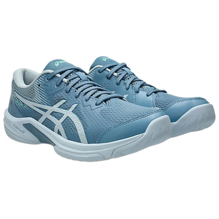 Asics Além de FF Sapatos de Voleibol Confortáveis Duráveis de Suporte Sapatos Masculinos Azul 1071A092-402