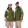 Men Women 2-in-1 Hiking Jacket With Down Liner Outdoor Camping Winter Coat