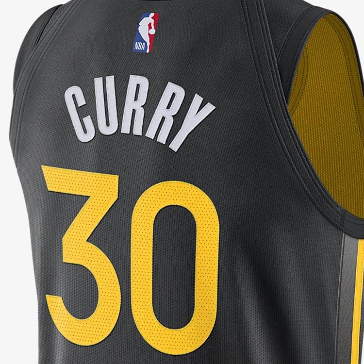 Nike NBA Golden State Warriors Stephen Curry City Edition 2022/23 Dri-Fit ADV Jersey Black Unisex Streetwear DQ0194-010