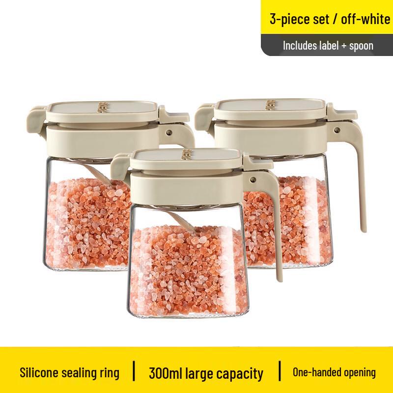 Ruhan Sealed Glass Spice Jar Set