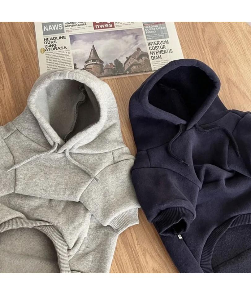 Winter Hoodie Pet Clothing Dogs Fashion Plush Dog Clothes Costume Small French Bulldog Puppy Clothing Spring Autumn Boy Mascotas