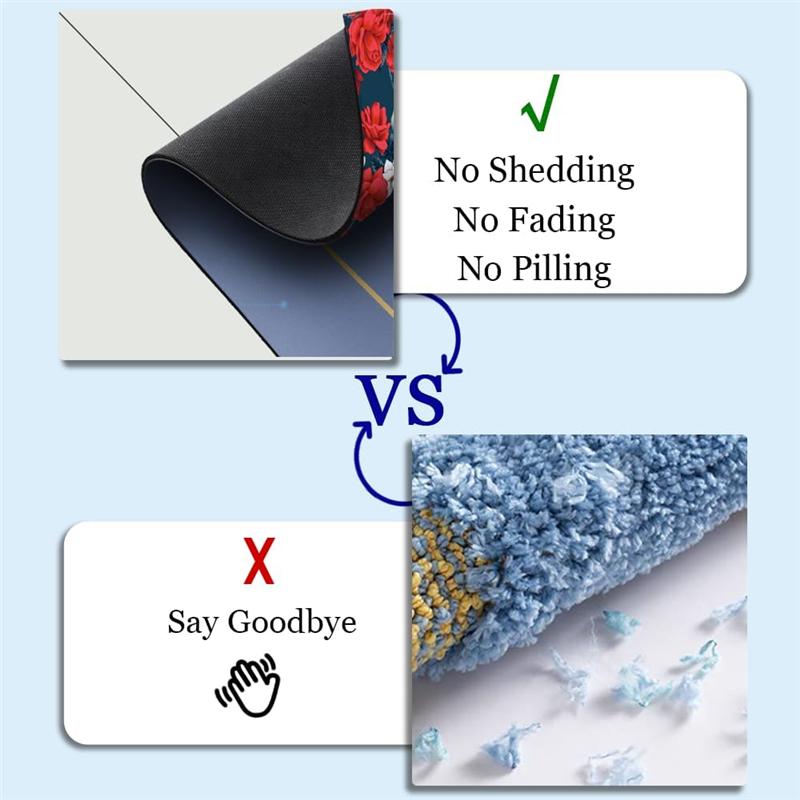 Diatomaceous Earth Bath Mat Super Absorbent Large Bathroom Floor Mats Non Slip Stain Resistant Kitchen Living Room Easy To Clean