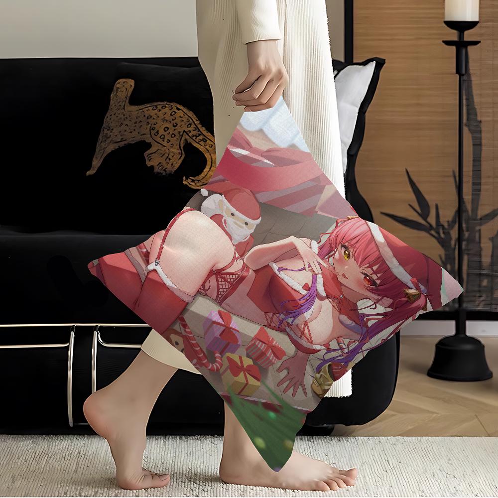 

Houshou Marine Office Cushion Pillowcase Car Cushion Cover45X45CM Lumbar Pillowcase Sofa Pillowcover 16x16Inch