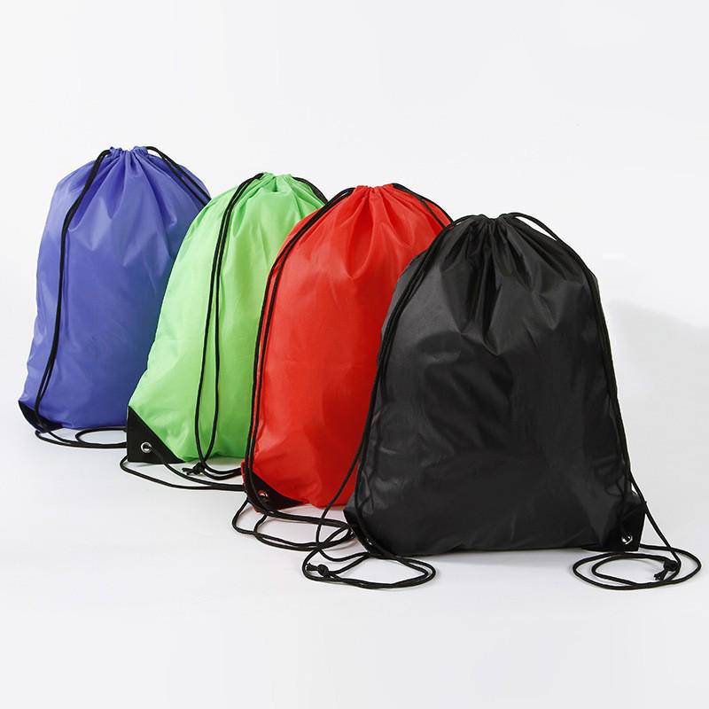 Blank Polyester Drawstring Bag for Marathons: Customizable Sports and Event Backpack