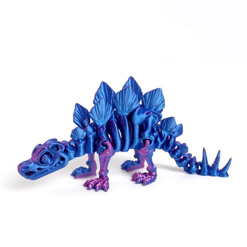 Model 3D Printed Dragon Rex Realistic Dinosaur Jointed Full Movable Birthday Laser Viper Animals Decorative Desktop Kid Toy Gift