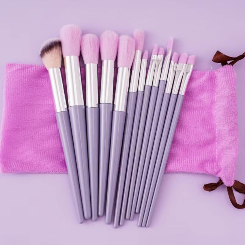 13pcs Soft Fluffy Makeup Brushes Set Cosmetics Soft Hair Powder Blusher Brush Foundation Eyeshadow Make Up Brush Beauty Tools