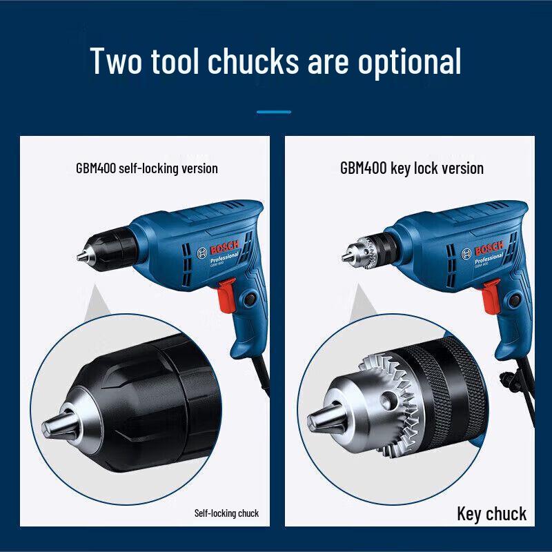 Bosch GBM400 Corded Electric Drill/Driver Kit CN Plug (adapter Included)