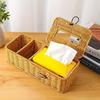 Woven Tissue Box Cover Breathable Design Tissue Dispenser New Paper Towel Holder  Desktop