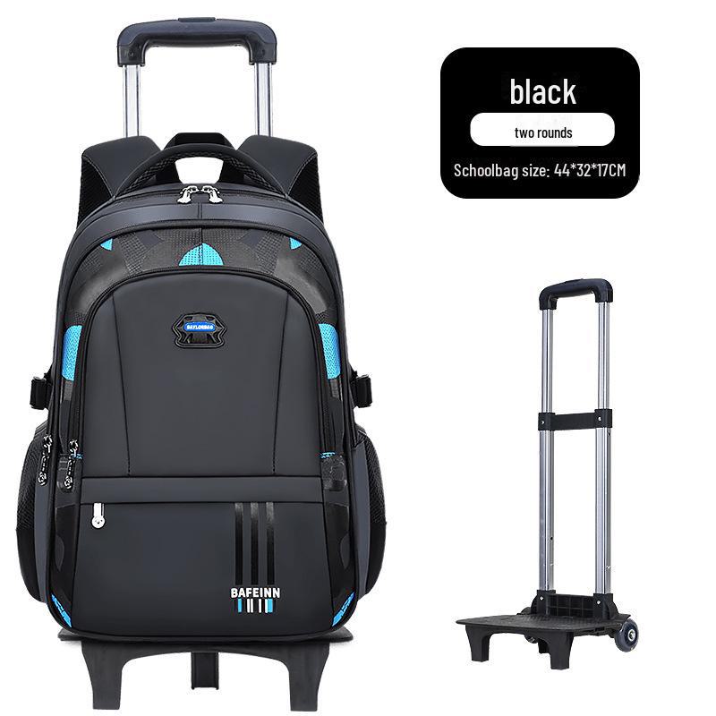 Velkokapacitní batoh na kolečkách pro žáky 2. až 6. třídy