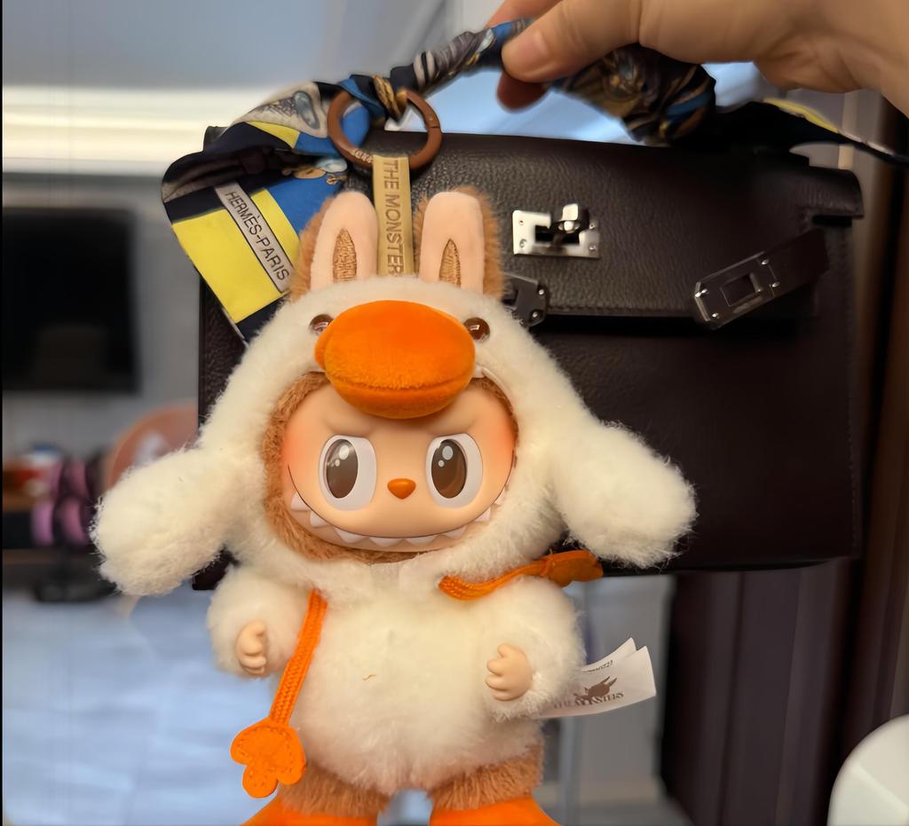 POP MART LABUBU THE MONSTERS Seria Povești cu Zâne din Pădure – Breloc de pluș vinil cu etichetă – Jucărie de designer