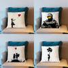 Street Art BBanksy Graffiti Cushion Cover Pillow Cover Decor Pillowcase Printed Cushion Case For Couch