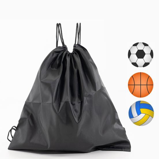 Ball Bag Single Ball Bæreveske for Basketball Volleyball Fotball Fotball Snøre Sling Back Bag Ball Oppbevaringsveske