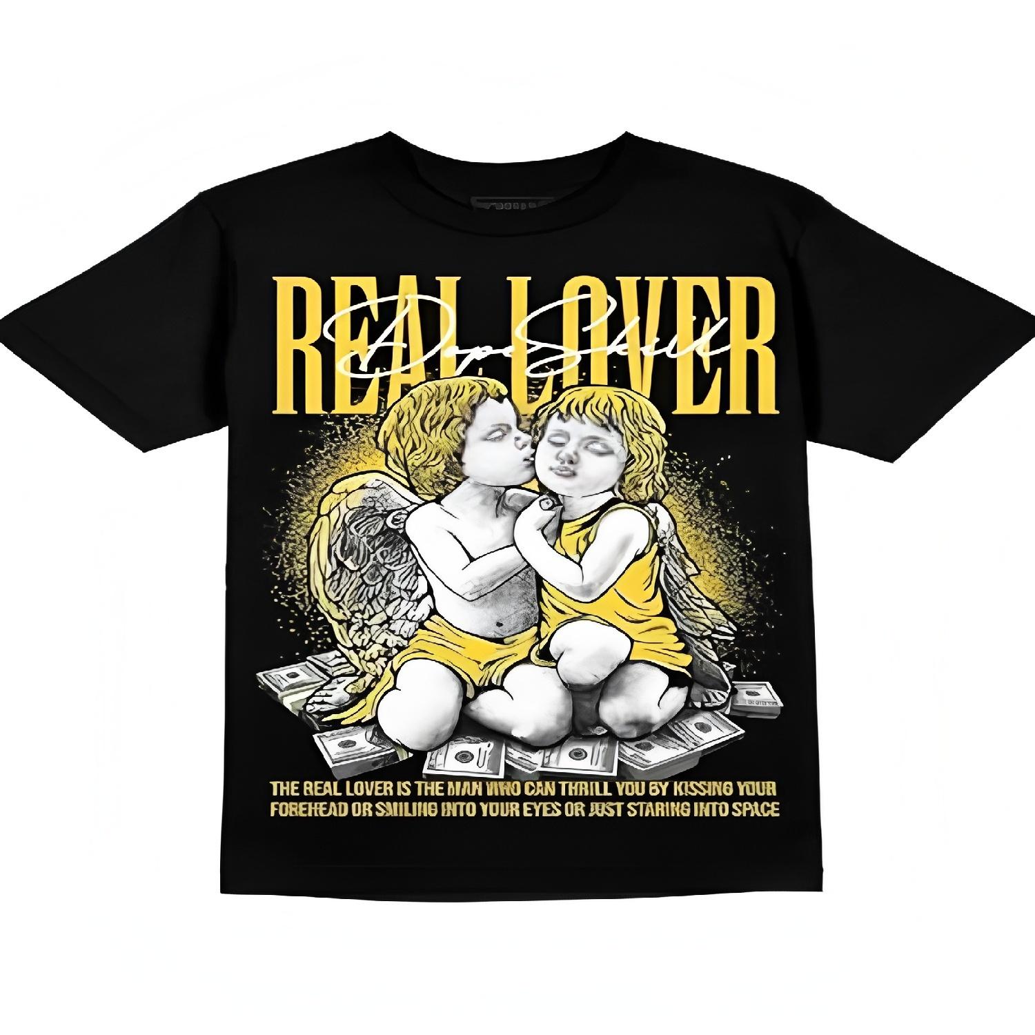 

Graphic T-Shirt Street Style Hip Hop Street Style Neutral T-Shirt Sneakers Color Match Shirt True Lover XXXXXL чорний