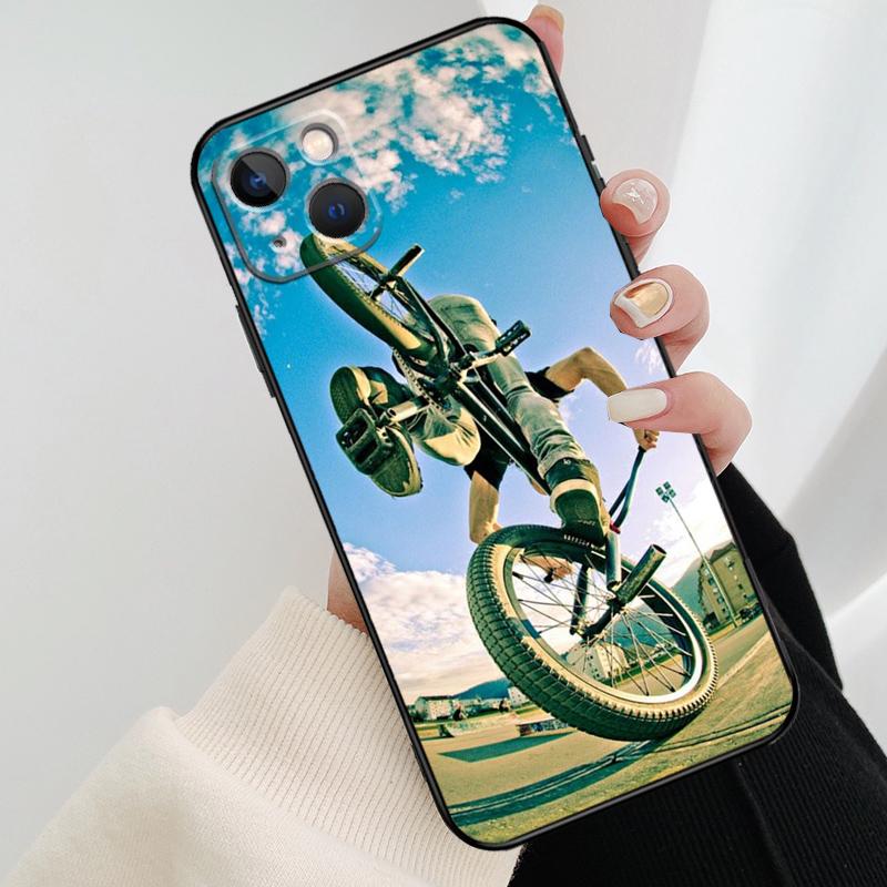 Love BMX Bike Sports Phone Case For iPhone 17 Pro Max 15 14 13 11 12 16 Pro Max mini 15 16 Plus 16e 17 Air Cover