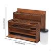 Paint Brush Standing Pen Holder Rack Colored Pencils Organizer Desktop Storage for