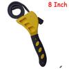 6inch 8inch Belt Wrench Adjustable Oil Filter Jar Opener Pipe Multifunctional Puller Strap Spanner Cartridge Disassembly Tool