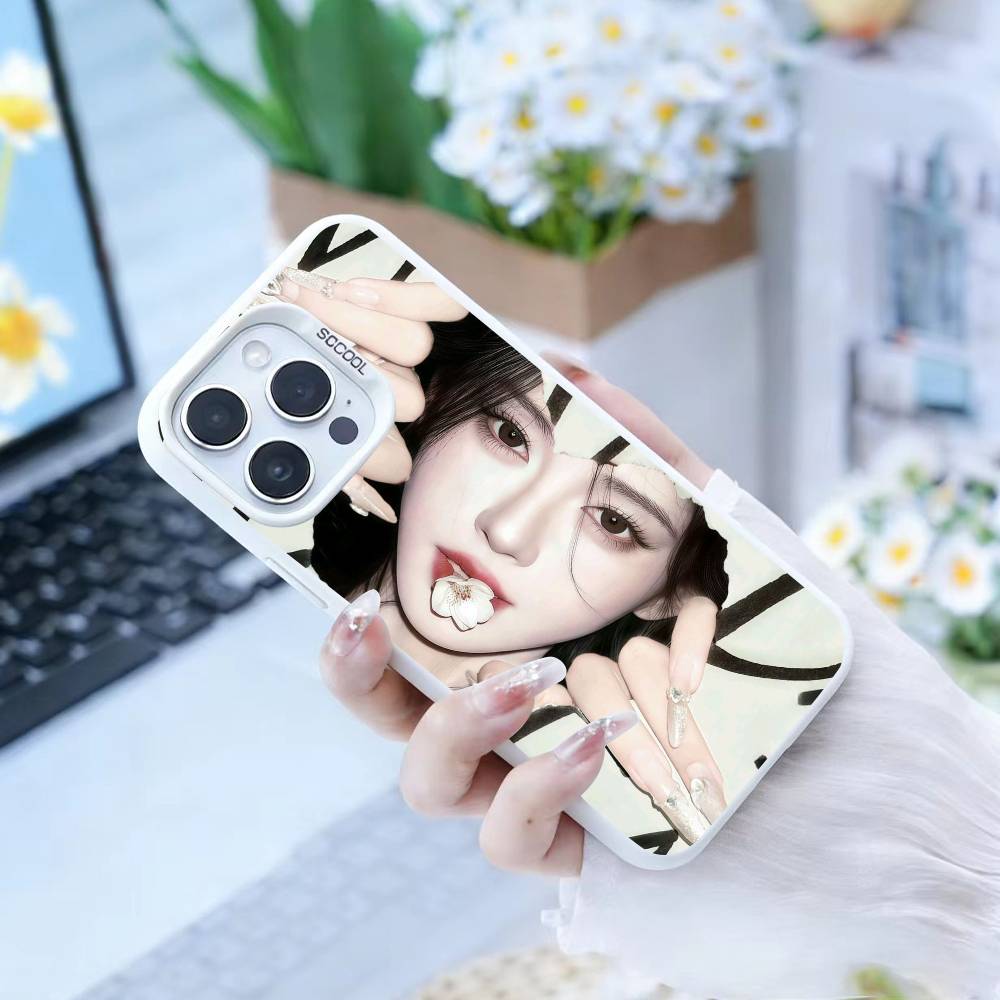 Ju Jingyi P- Kiku Phone Case For iPhone17, 16,15,14,13,12 Pro Max Black Candy Matte Shockproof Cover iPhoneXSMAX