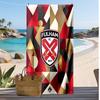 Fulham Football Print Beach Towel, Large Soft Quick Dry Towel for Beach Camping Swimming