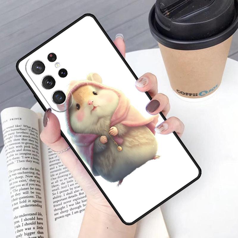 

Hamster Art phone case Cover For Samsung Galaxy S24 S25 Ultra S21 S22 Ultra S10E Note 10 Plus Note 20 FE S23 Note10 Pro(Plus)