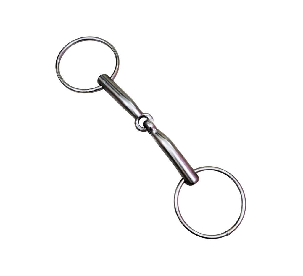 Horse Snaffle Bits Silver Color Full Size 1 Piece