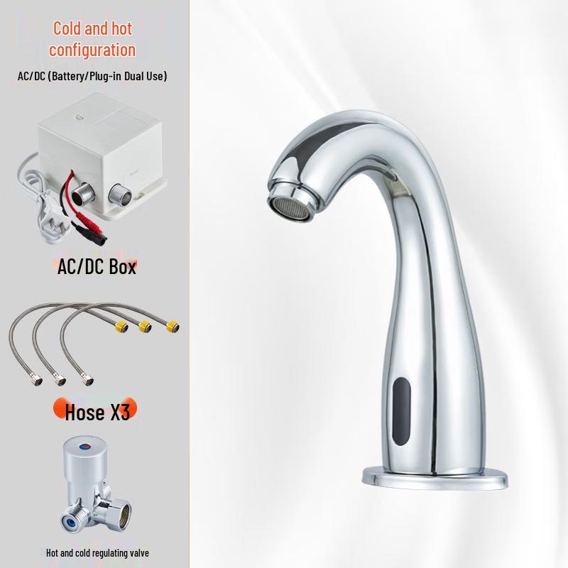 TLXT Smart Sensor Basin Faucet with Hot/Cold Water Kit