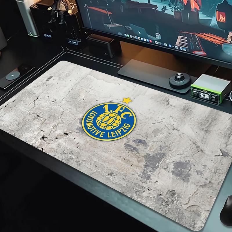 Lokomotive Leipzig Mauspads Großes Gaming Tischkissen Rutschfestes Laptop Tablet Großes Mauspads XXL Matte Mini PC Spielmatte Mit Schlosskante_xia