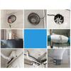 7Inch Inline Duct Fan Air Ventilator Metal Pipe Ventilation Exhaust Fan Mini Extractor Bathroom Toilet Wall Fan Duct