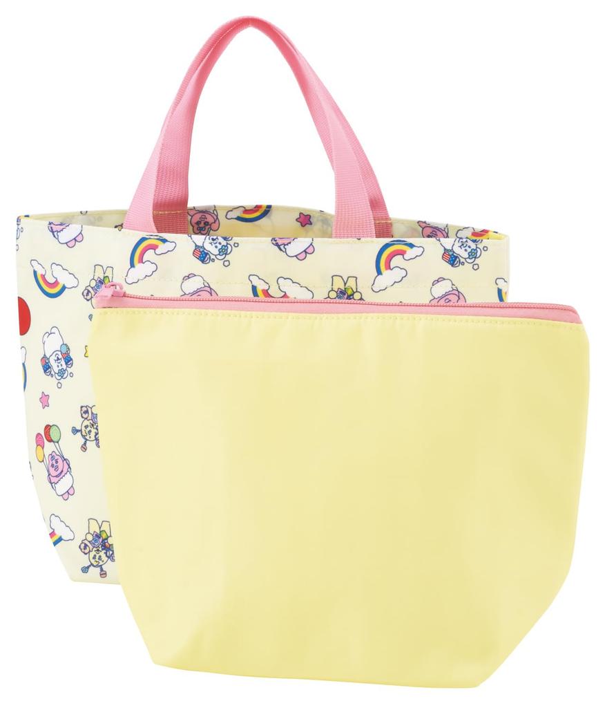 Skater Lunch Bag Tote Bag Insulated Pouch with Pockets Opanchuusagi Retro Amusement Park 2-Way APCTW11-A