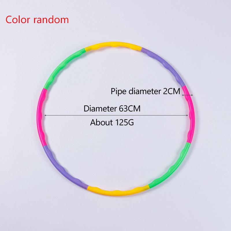 Sportowy Zdejmowany Kolorowy Hula-hop Sprzęt Dla Dzieci Przenośny Ćwiczenia Plastikowy Trening Fitness Koło Najlepsze Prezenty Dla Dzieci