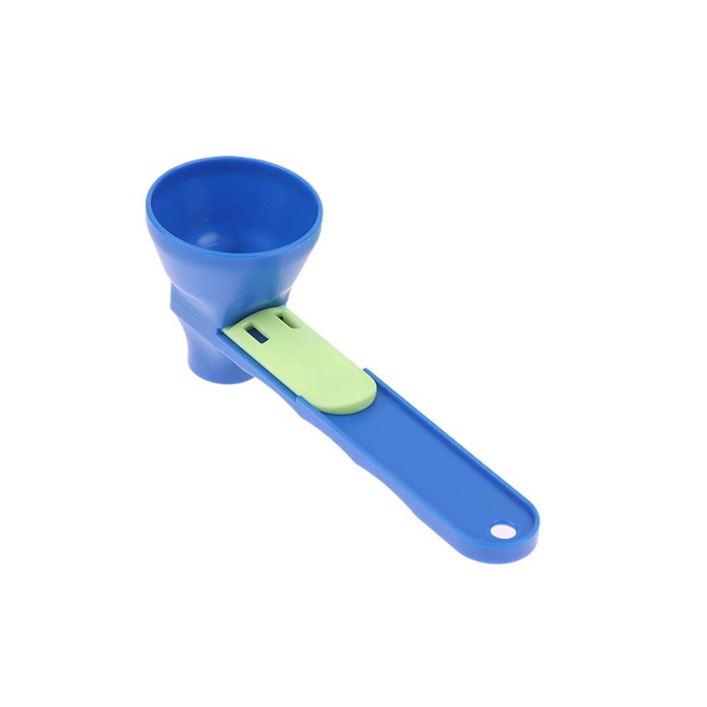 Coffee Spoon Sliding Scoop Funnel 2 in 1 Sliding Design Measuring Spoon with Longer Handle Protein Powder Scoop Kitchen Gadgets