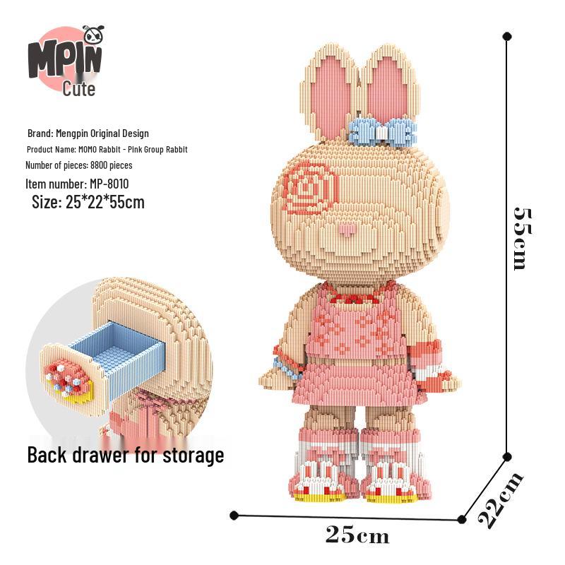 

Mengpin 55 см Модные Пайту Развивающие строительные блоки для мальчиков и девочек - Подарки на день рождения и декор для гостиной