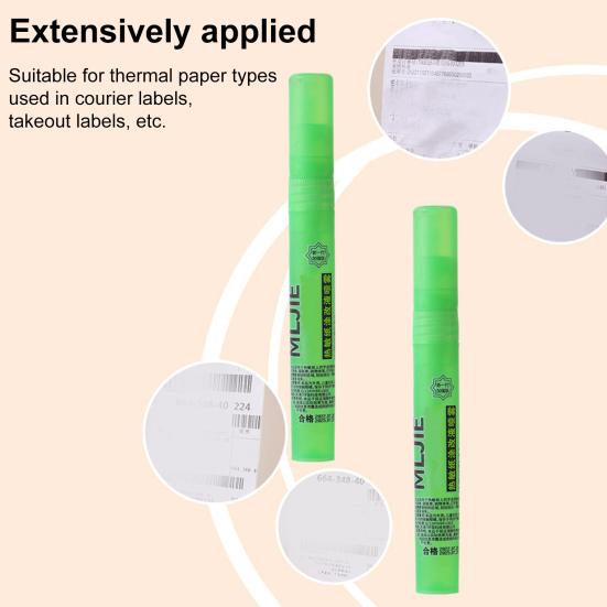 Yousheng Privacy Cover Spray 10ml Thermal Paper Privacy Eraser Pen for Labels Receipts Packages Fast Whitening Correction Fluid Pen for Shipping