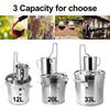 220V-240V 12L/20L/33L Stainless Steel Distiller Small Brewing Equipment Wine Making