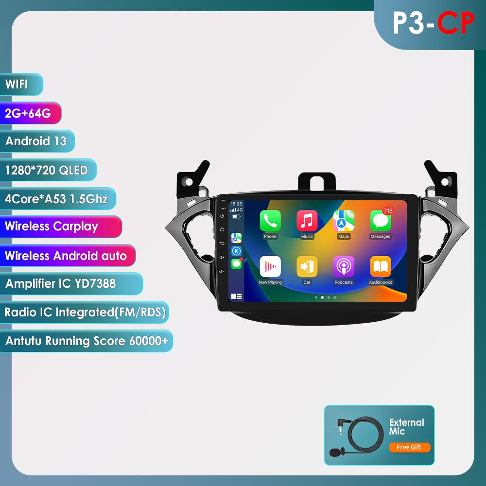 Hizpo 8Core 7862 Audio 2din Android Autoradio for Opel Adam for Opel Corsa E Car Radio Multimedia Video Player GPS Carplay Auto 4G DSP Intelligent RDS