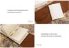 Crazy Horse Leather Loose-Leaf Notebook: Genuine Cowhide Diary In Retro Style