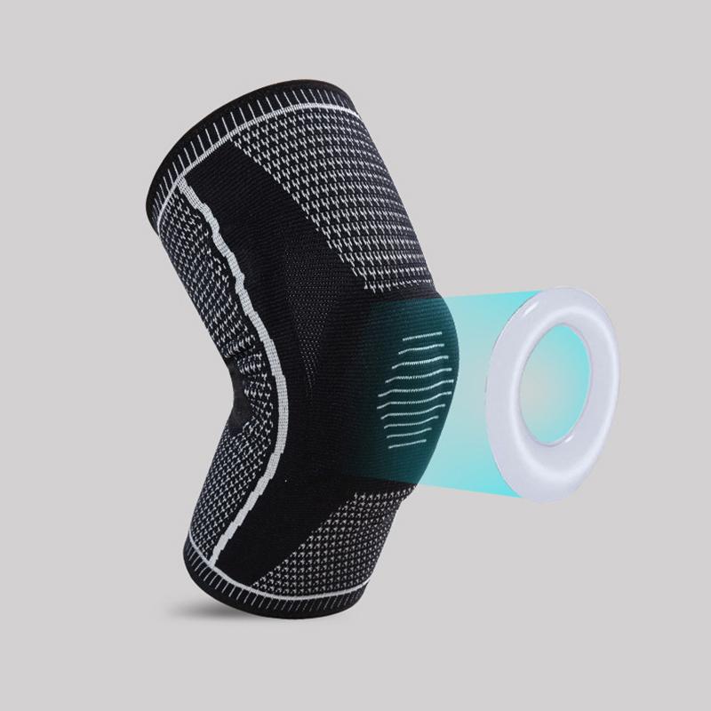1Pair Knee Pads 360-Degree Knee Support Flexible Fabric Comfortable And Non-Slip For Running, Basketball, And Weightlifting
